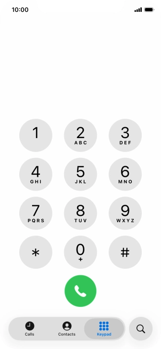Key in ##002# and press the call icon.