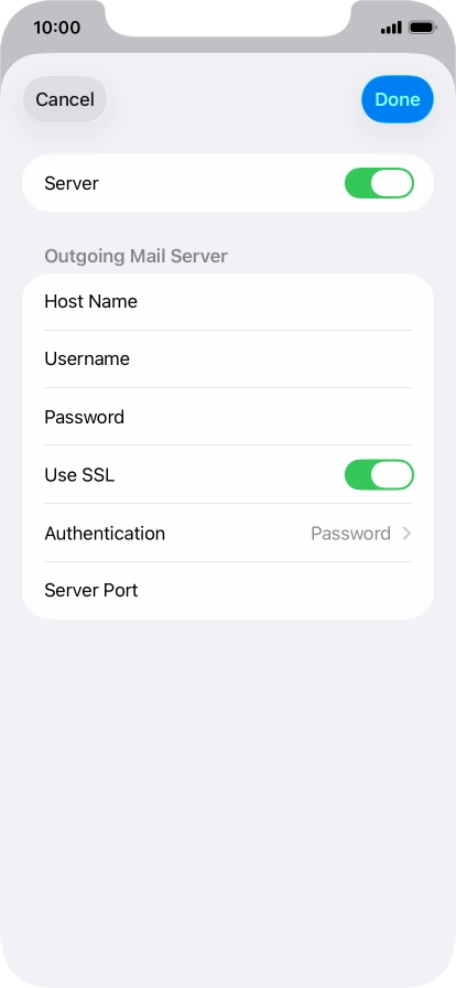 Press Authentication.