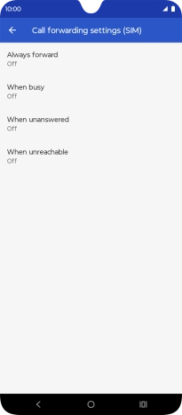 Press the Home key to return to the home screen.