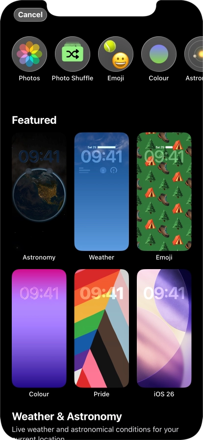 Press the required category and follow the instructions on the screen to select the required background image. Press the required category and follow the instructions on the screen to select the required background image.