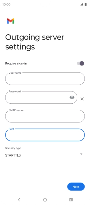 Press the drop down list below 