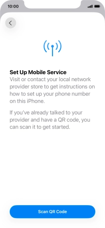 Press Scan QR Code. Press Scan QR Code.