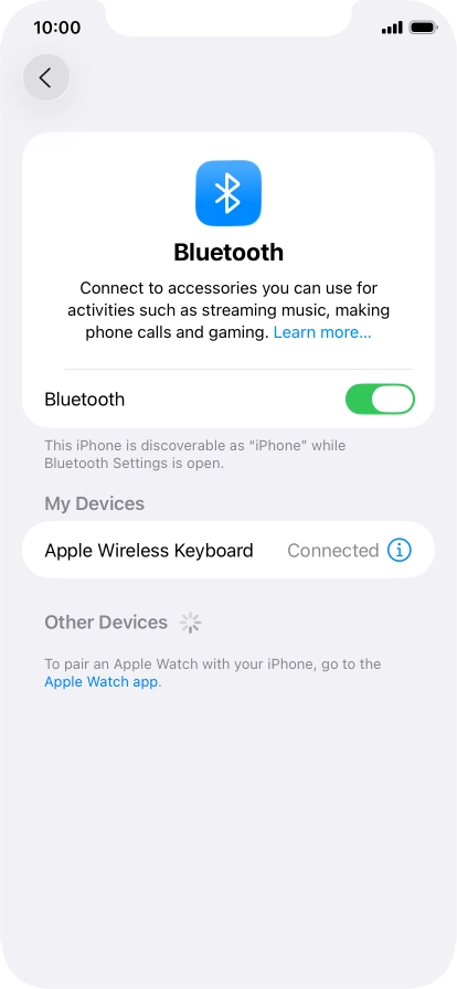 Slide your finger upwards starting from the bottom of the screen to return to the home screen.