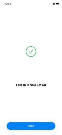 Press Done. If you haven't previously selected a phone lock code, key in a code of your own choice twice. Press Done. If you haven't previously selected a phone lock code, key in a code of your own choice twice.