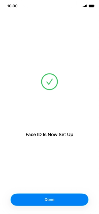 Press Done. If you haven't previously selected a phone lock code, key in a code of your own choice twice. Press Done. If you haven't previously selected a phone lock code, key in a code of your own choice twice.