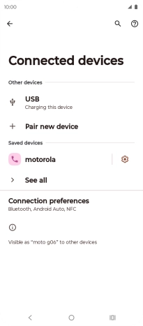 Press the Home key to return to the home screen.