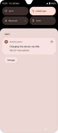 Press Tap for more options.