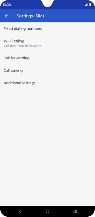 Press Wi-Fi calling.