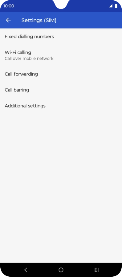 Press Wi-Fi calling.