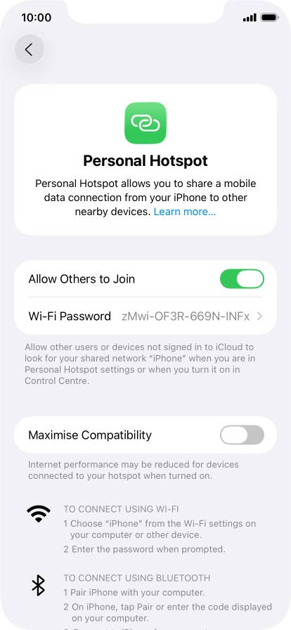 Slide your finger upwards starting from the bottom of the screen to return to the home screen.