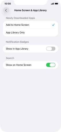To add new downloaded apps to both the home screen and App Library, press Add to Home Screen. To add new downloaded apps to both the home screen and App Library, press Add to Home Screen.