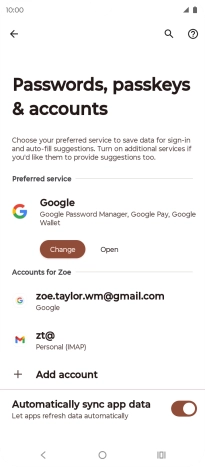 Press the Home key to return to the home screen.
