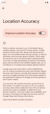 If you press the indicator next to 