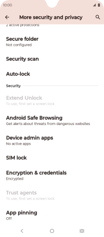 Press SIM lock.