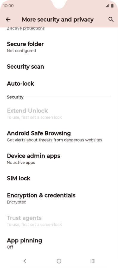 Press SIM lock.