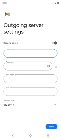 Press the field below 