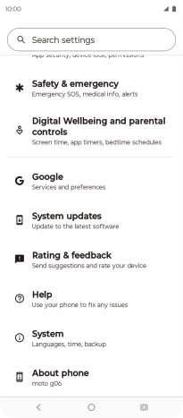 Press System updates.
