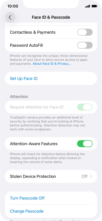 Press Turn Passcode Off and key in the phone lock code. Press Turn Passcode Off and key in the phone lock code.