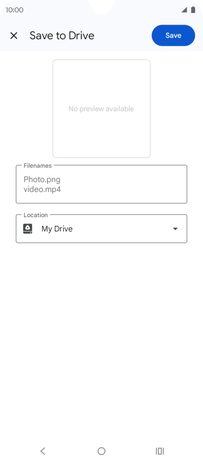 Press the field below 