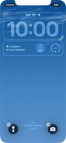 To customise the way the lock screen date is displayed, press the date widget and follow the instructions on the screen to select the required widget display mode. To customise the way the lock screen date is displayed, press the date widget and follow the instructions on the screen to select the required widget display mode.