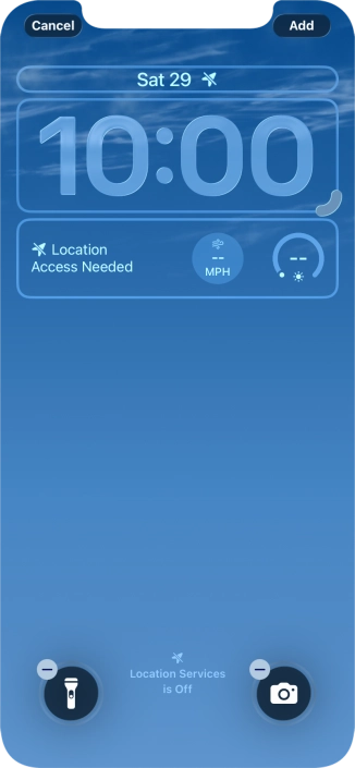 To customise the way the lock screen date is displayed, press the date widget and follow the instructions on the screen to select the required widget display mode. To customise the way the lock screen date is displayed, press the date widget and follow the instructions on the screen to select the required widget display mode.