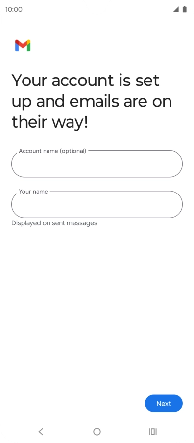 Press the field below 