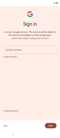 Follow the instructions on the screen to finish the activation.