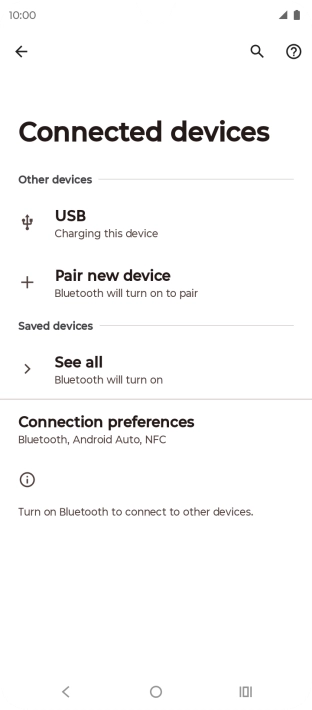 Press Pair new device.