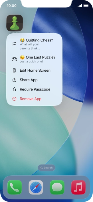 Press Require Passcode.