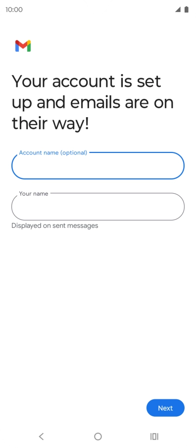 Press the field below 