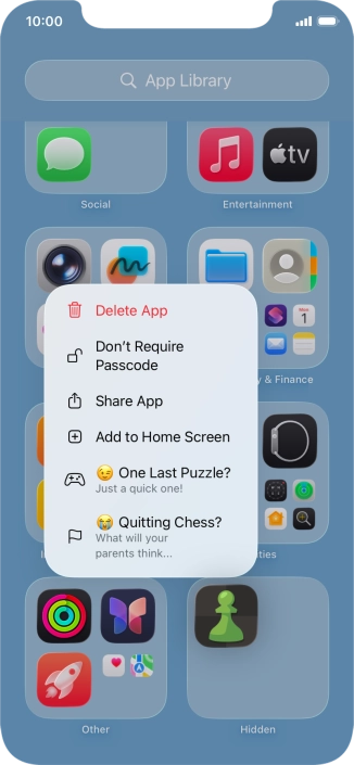 Press Don't Require Passcode.