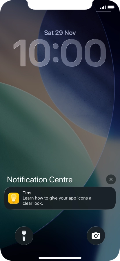 Press the required notification and follow the instructions on the screen to use the selected function. Press the required notification and follow the instructions on the screen to use the selected function.