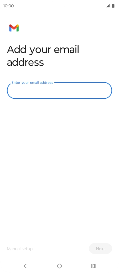 Press the field below 