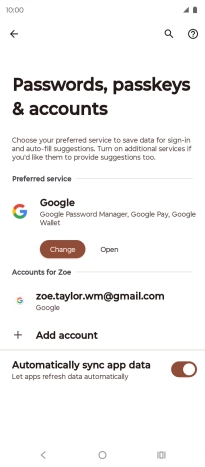 Press the Home key to return to the home screen.