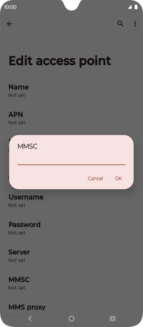 Key in http://pxt.vodafone.net.au/pxtsend and press OK.