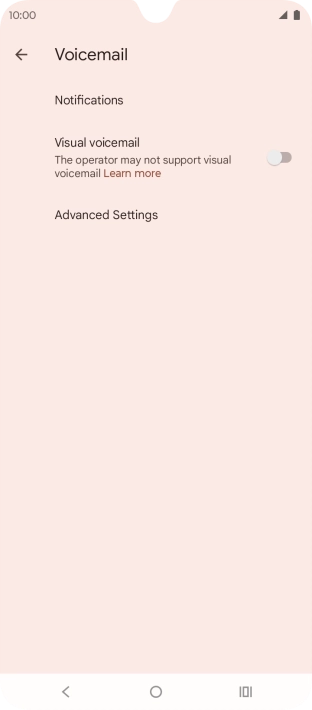 Press Advanced Settings.