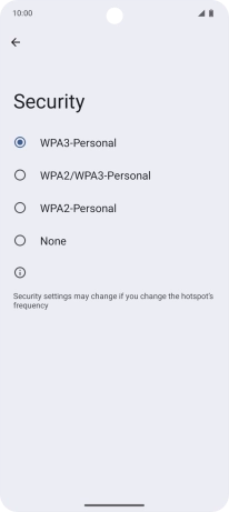 Press arrow left. Press arrow left.