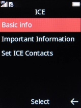 Press the Right selection key.