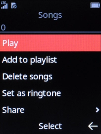 Select Add to playlist. Select Add to playlist.