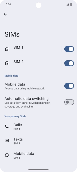 Press the required price plan. Press the required price plan.