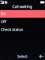 Select On to turn on the function. Select On to turn on the function.