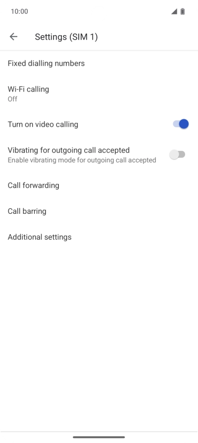 Press Additional settings. Press Additional settings.