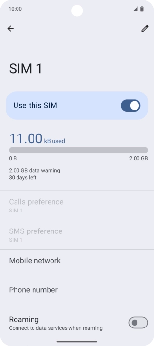 The total data usage is displayed.