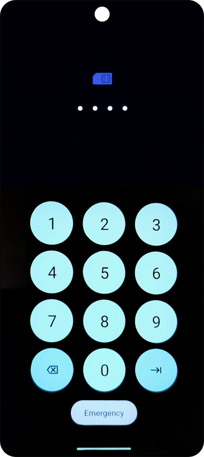 If you're asked to key in your PIN, do so and press arrow right. If you're asked to key in your PIN, do so and press arrow right.
