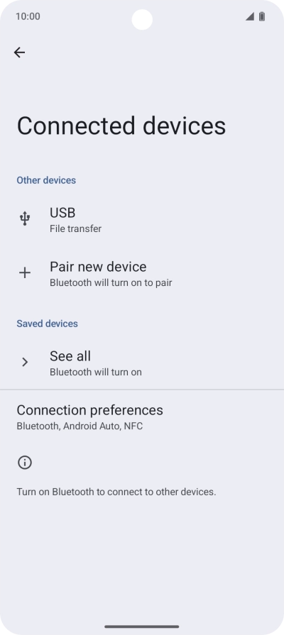 Press Pair new device.