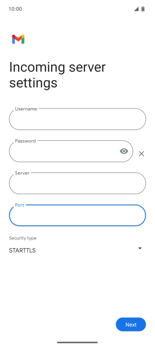 Press the drop down list below Press the drop down list below