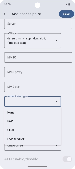 Press PAP. Press PAP.