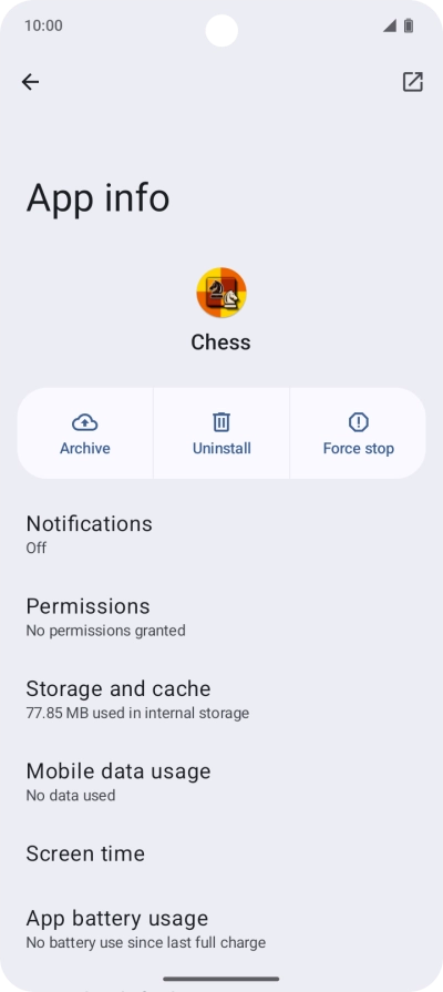 Press Storage and cache. Press Storage and cache.