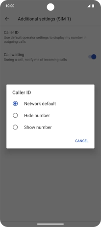 Press Show number to turn on caller identification. Press Show number to turn on caller identification.