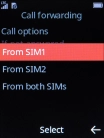 Select From SIM. Select From SIM.